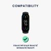 Řemínek Kwmobile pro Xiaomi Mi Smart Band 6/Mi Band 6, černý, silikon, KWM0000250Y001C