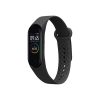 Řemínek Kwmobile pro Xiaomi Mi Band 4/Mi Band 3, černý, silikon, KWM0000250Z001C