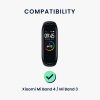 Řemínek Kwmobile pro Xiaomi Mi Band 4/Mi Band 3, černý, silikon, KWM0000250Z001C