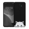 Kryt Kwmobile pro Xiaomi Redmi 9, černo/bílý, silikon, KWM000011MO004C