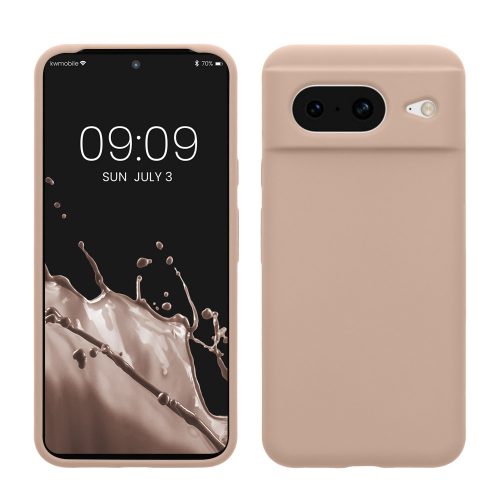 Pouzdro Kwmobile pro Google Pixel 8, růžové, silikonové, KWM0000208F020C