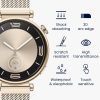 Sada 2 ks ochranných fólií Kwmobile pro Huawei Watch GT 4 (41mm), transparentní/černá, polymer, KWM0000251T001C