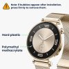 Sada 2 ks ochranných fólií Kwmobile pro Huawei Watch GT 4 (41mm), transparentní/černá, polymer, KWM0000251T001C