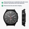 Sada 2ks krytů Kwmobile s bezpečnostním sklem pro Xiaomi Watch S1, černá, plast, KWM000015ES004C