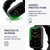 Řemínek Kwmobile pro Xiaomi Mi Band 7 Pro, černý, silikon, KWM0000182J003C