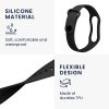 Řemínek Kwmobile pro Xiaomi Mi Band 7, černý, silikon, KWM0000252C001C