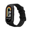 Řemínek Kwmobile pro Xiaomi Mi Band 8, černý, silikon, KWM0000252E001C