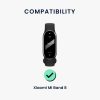 Řemínek Kwmobile pro Xiaomi Mi Band 8, černý, silikon, KWM0000252E001C