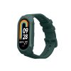 Řemínek Kwmobile pro Xiaomi Mi Band 8, tmavě zelený, silikon, KWM0000252E002C