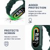 Řemínek Kwmobile pro Xiaomi Mi Band 8, tmavě zelený, silikon, KWM0000252E002C