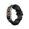 Řemínek Kwmobile pro Xiaomi Mi Band 8, černý, bavlna, KWM0000252G001C