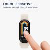 Sada 2 ks ochranných fólií Kwmobile pro Xiaomi Mi Band 8, transparentní/černá, polymer, KWM0000252H001C