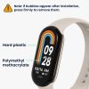 Sada 2 ks ochranných fólií Kwmobile pro Xiaomi Mi Band 8, transparentní/černá, polymer, KWM0000252H001C