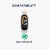 Sada 2 ks ochranných fólií Kwmobile pro Xiaomi Mi Band 8, transparentní/černá, polymer, KWM0000252H001C