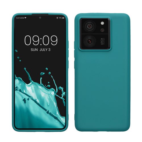 Kryt Kwmobile pro Xiaomi 13T/13T Pro, zelený, silikon, KWM000020IV002C