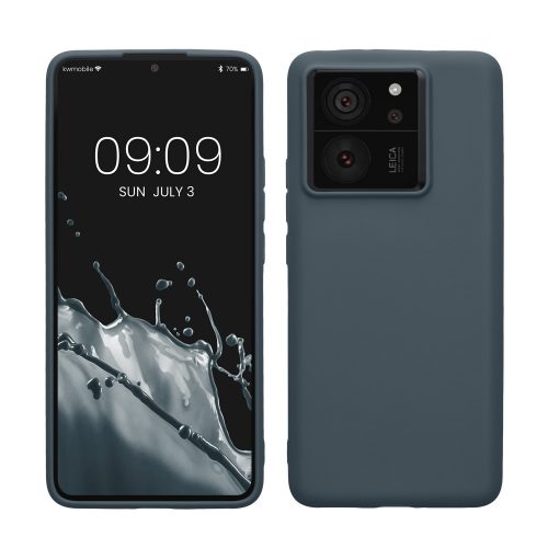 Kryt Kwmobile pro Xiaomi 13T/13T Pro, tmavě zelený, silikon, KWM000020IV003C