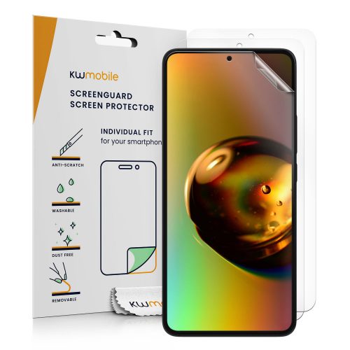 Sada 3 ks ochranných fólií Kwmobile pro Xiaomi 13T/13T Pro, transparentní, plast, KWM000020IX001C