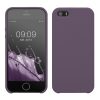 Kryt Kwmobile pro Apple iPhone 5/iPhone 5s/iPhone SE, tmavě fialový, silikon, KWM000008GO102C