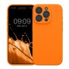 Kryt Kwmobile pro Apple iPhone 15 Pro, oranžový, silikonový, KWM000022OM004C