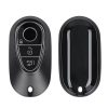 Kryt na klíče od auta Kwmobile pro Mercedes Benz 3 Buttons - Smart Key, šedo/černý, silikon, KWM0000252P001C