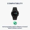 Řemínek Kwmobile pro Samsung Galaxy Watch 4/Galaxy Watch 4 Classic/Galaxy Watch 3, hnědá/černá, přírodní kůže, KWM0000253H001C