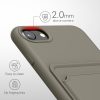 Kryt Kwmobile pro Apple iPhone 8/iPhone 7/iPhone SE 2, šedý, silikon, KWM0000134I016C