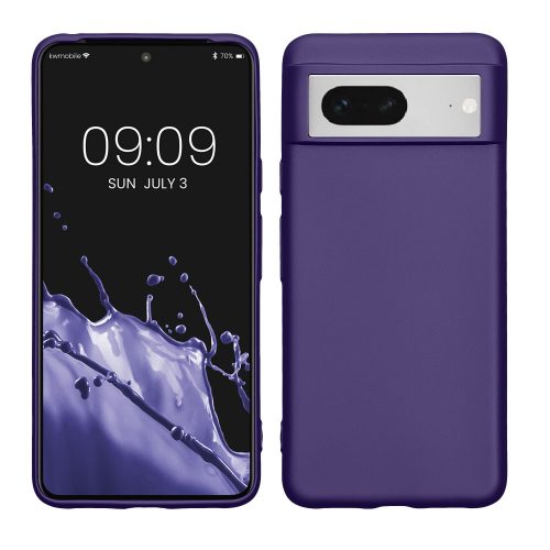 Pouzdro Kwmobile pro Google Pixel 8, fialové, silikonové, KWM0000208J008C