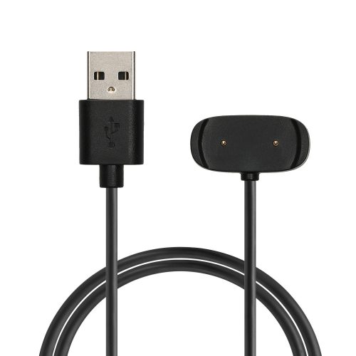 Kwmobile USB nabíjecí kabel pro Amazfit Bip 3/Bip 3 Pro/GTS 4 Mini, černý, plastový, KWM0000253K001C