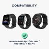 Kwmobile USB nabíjecí kabel pro Amazfit Bip 3/Bip 3 Pro/GTS 4 Mini, černý, plastový, KWM0000253K001C