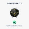 Sada 2 řemínků Kwmobile pro Huawei Watch GT 4 (46mm), černá/tmavě modrá, silikon, KWM0000254A001C