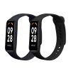 Sada 2 řemínků Kwmobile pro Xiaomi Smart Band 8 Active, černá/tmavě modrá, silikon, KWM0000254C001C