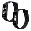 Sada 2 řemínků Kwmobile pro Xiaomi Smart Band 8 Active, černá/tmavě modrá, silikon, KWM0000254C001C