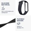 Sada 2 řemínků Kwmobile pro Xiaomi Smart Band 8 Active, černá/tmavě modrá, silikon, KWM0000254C001C