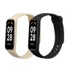 Sada 2 řemínků Kwmobile pro Xiaomi Smart Band 8 Active, černá/béžová, silikon, KWM0000254C002C