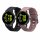 Sada 2 řemínků Kwmobile pro Garmin vivoactive 5/Active 5, černá/fialová, silikonová, KWM0000254E002C