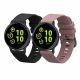 Sada 2 řemínků Kwmobile pro Garmin vivoactive 5/Active 5, černá/fialová, silikonová, KWM0000254E002C