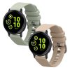 Sada 2 řemínků Kwmobile pro Garmin vivoactive 5/Active 5, zelená/krémová, silikonová, KWM0000254E003C