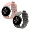 Sada 2 řemínků Kwmobile pro Google Pixel Watch 2/Pixel Watch, vícebarevné/růžové, silikonové, KWM0000254I002C