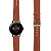 Řemínek Kwmobile pro Google Pixel Watch 2/Pixel Watch, hnědý, přírodní kůže, KWM0000254L001C