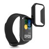 Sada 2 kompletních krytů Kwmobile pro Xiaomi Smart Band 8 Active/Redmi Band 2, průhledné/černé, plastové, KWM0000254Q002C