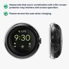 Sada 2 pouzder Kwmobile s bezpečnostním sklem pro Google Pixel Watch 2/Pixel Watch, Transparent, Plast, KWM0000254R001C