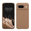 Pouzdro Kwmobile pro Google Pixel 8, krémové, silikonové, KWM000020JF016C