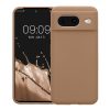 Pouzdro Kwmobile pro Google Pixel 8, krémové, silikonové, KWM000020JF016C