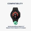 Sada 4 ks adaptérů Kwmobile 20mm na řemínek pro Samsung Galaxy Watch 5/Galaxy Watch 5 Pro/Galaxy Watch 4, stříbrná/černá, ocel, KWM0000255D001C