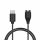 Kwmobile USB nabíjecí kabel pro Garmin vivoactive 5/Vivoactive 4/Vivoactive 3, černý, plastový, KWM0000255O001C