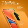 Pouzdro Kwmobile pro Samsung Galaxy A55, oranžové, silikonové, KWM000021ME007C