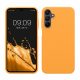 Pouzdro Kwmobile pro Samsung Galaxy A15 5G, oranžové, silikonové, KWM000021MF007C