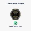 Sada 4 ks adaptérů na pásek Kwmobile 22mm pro Amazfit T-Rex, stříbrná/černá, ocel, KWM0000255J001C