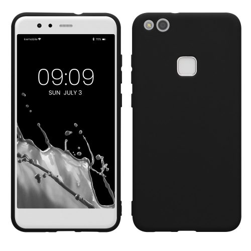 Kryt Kwmobile pro Huawei P10 Lite, černý, silikon, KWM0000089W007C