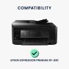 Kryt Kwmobile pro tiskárnu Epson Expression Premium XP-830, světle šedý, textil, KWM000009GN002C